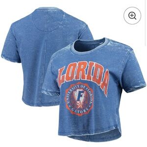 Florida Gators Pressbox Women’s Edith Vintage Burnout Cropped T-Shirt